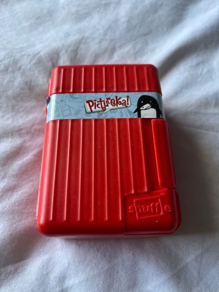 Pictureka! Card Game in Red Plastic Case