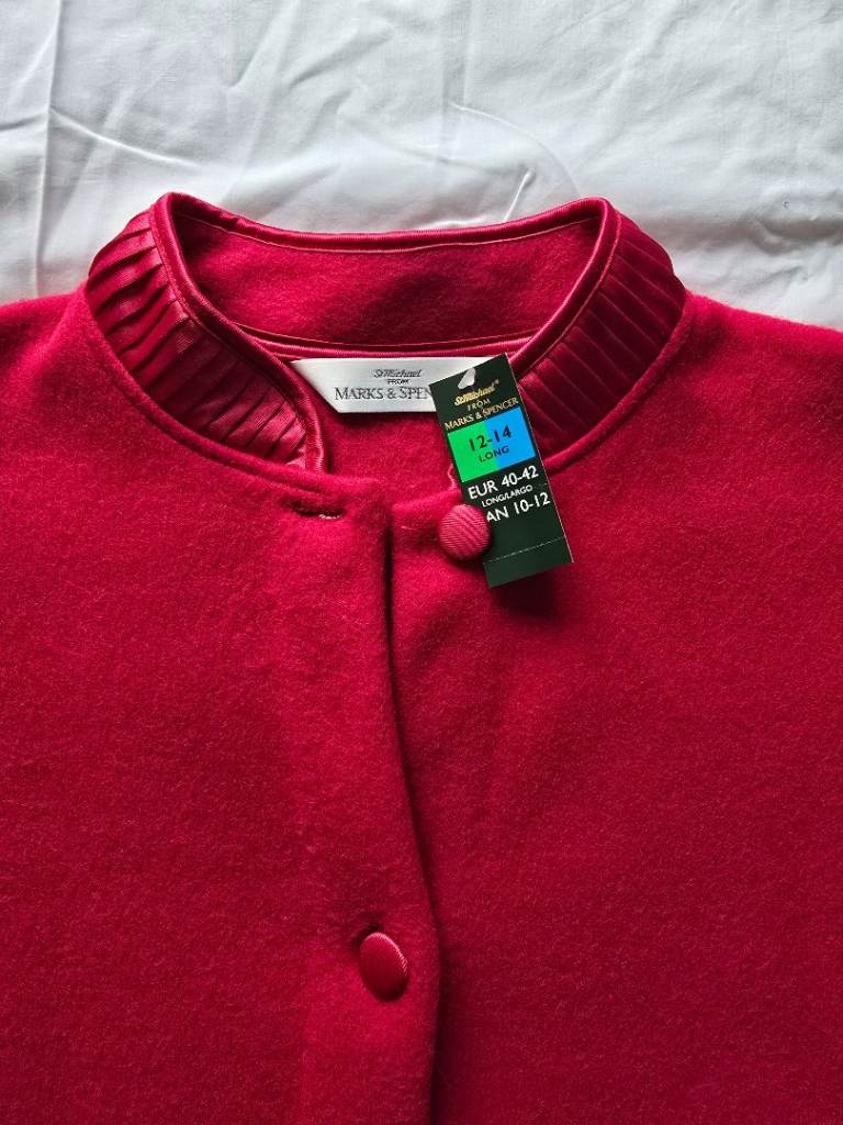 Dressing gown deep maroon/pinkish