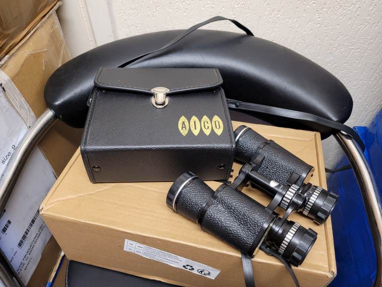 AICO Coated Optics 7 x 35 Binoculars with Case