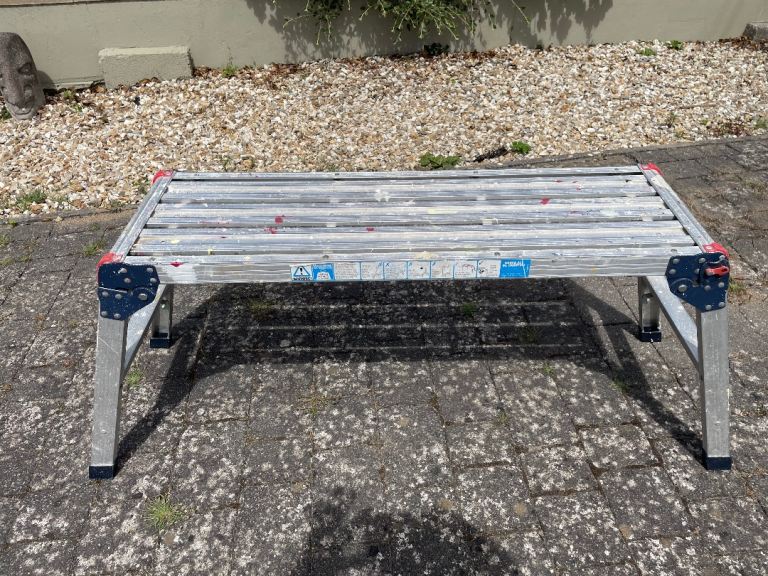 Faithfull Work Platform Step Up Safety Ladder – Good Condition