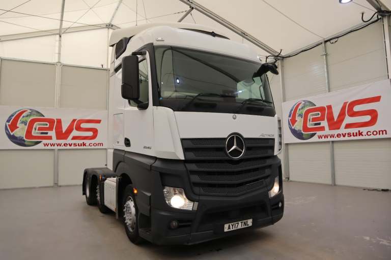 2017 (17 PLATE) Mercedes Benz ACTROS 2545 6x2 Euro 6 Tractor Units