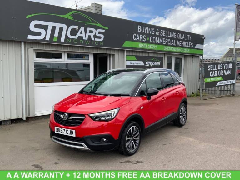 2017 Vauxhall Crossland X 1.2 Turbo Ultimate SUV 5dr Petrol Auto Euro 6 (s/s) (110 ps) HATCHBACK ...