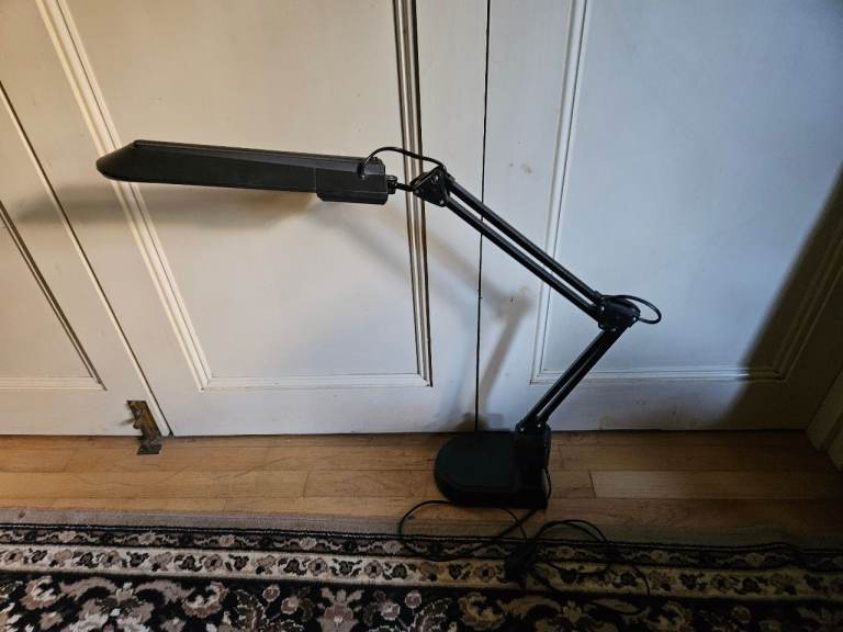 Black Adjustable Desk Lamp – Good Condition