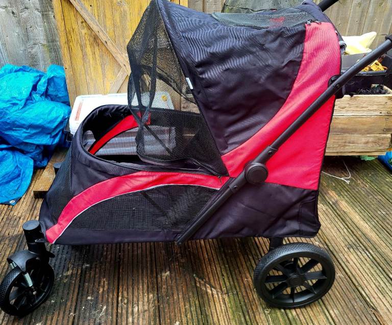Dog pushchair for large breed dogs