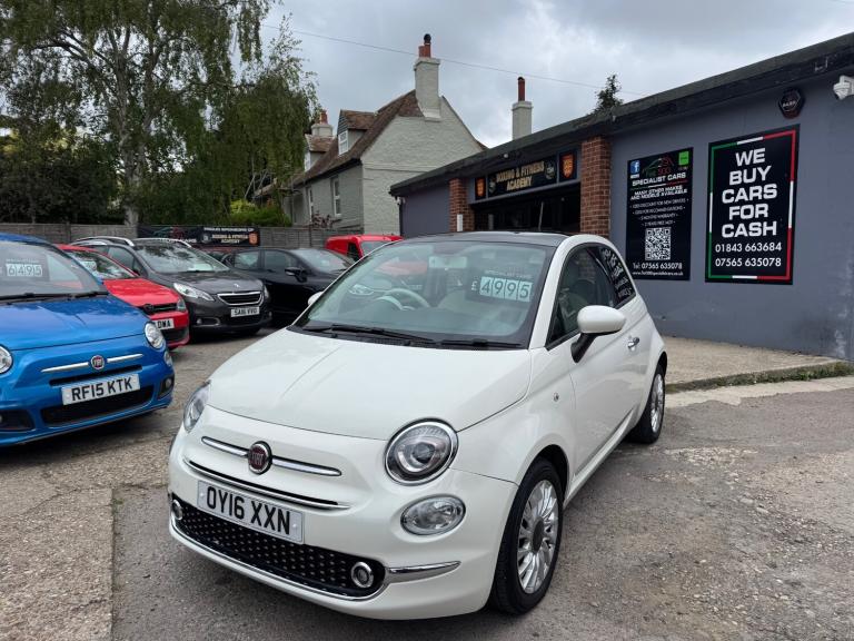 2016 Fiat 500 1.2 Lounge 3dr HATCHBACK Petrol Manual