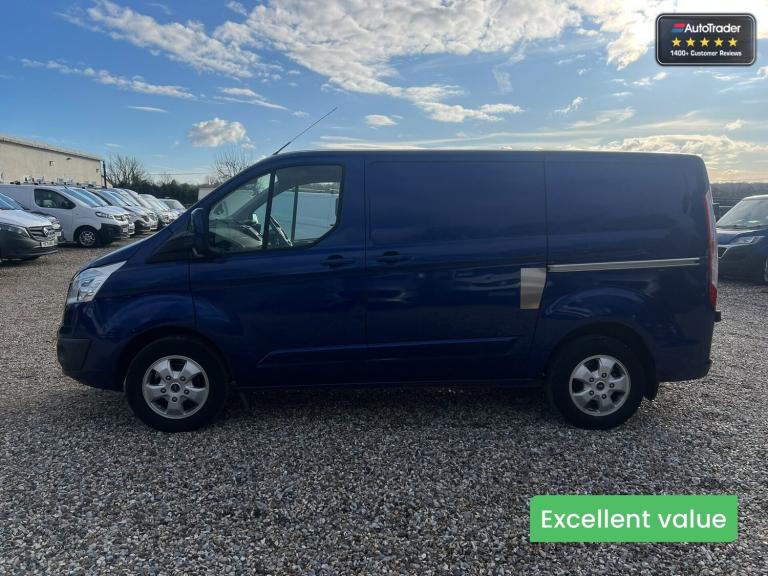2017 Ford Transit Custom SWB L1H1 Low Roof Limited 270 Air Con Alloys Sensors EURO 6 NO VAT Panel...