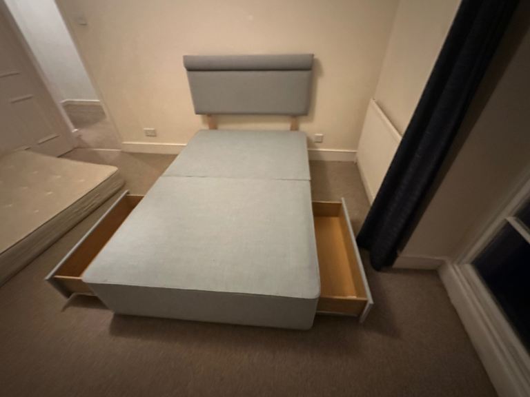 Small double bed in very good condition not needed anymore free delivery 