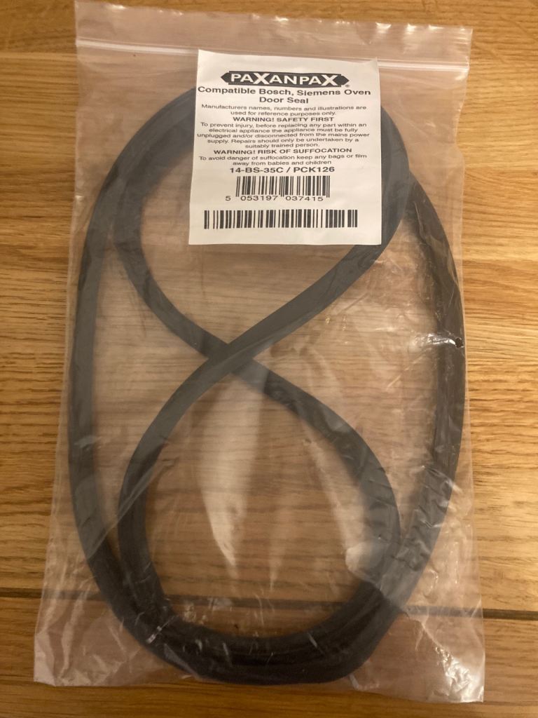 Bosch/Siemens/Neff replacement oven door seal gasket