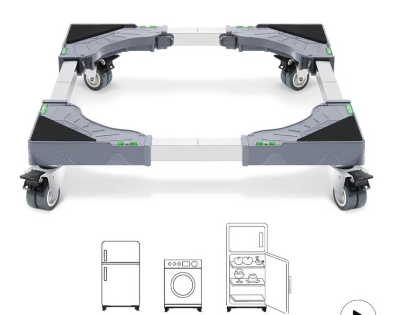Integrated Dishwasher, Washing Machine, Fridge and Dryer Adjustable Wheels