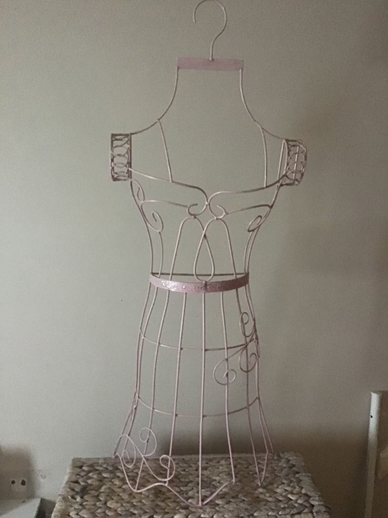 Pink metal mannequin 