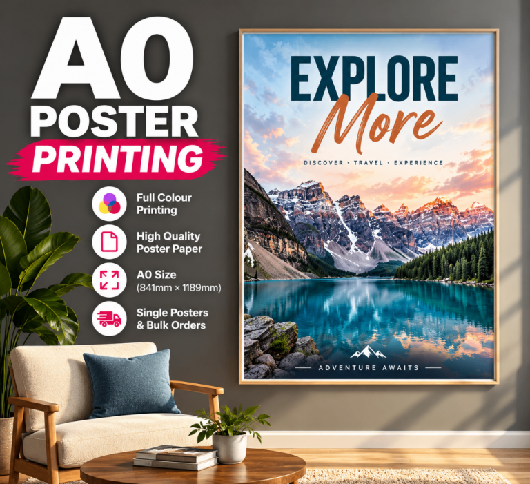 A0 Poster Printing – Full Colour | High Quality | Custom Posters