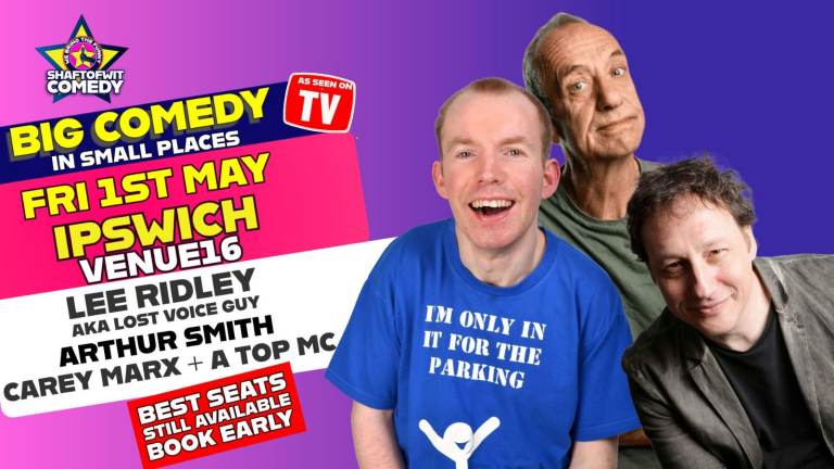 BIG COMEDY CLUBNIGHY WITH LOST VOICE GUY , ARTHUR SMITH AND CAREY MARX