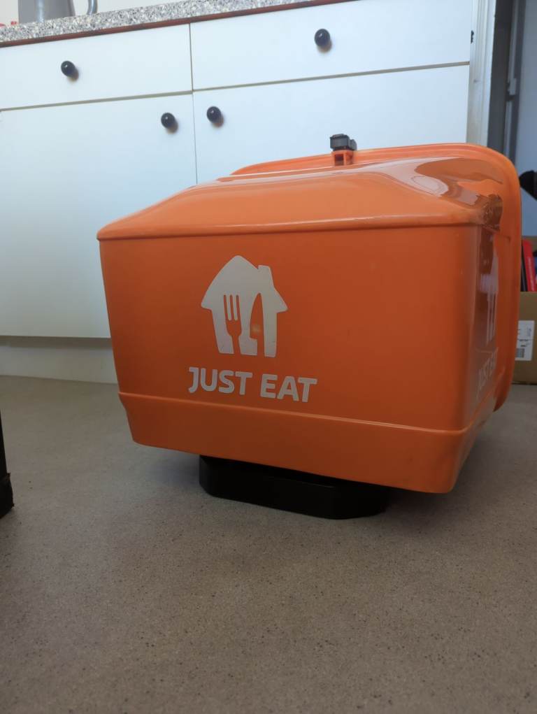 Just Eat Courier Food Delivery Bike Motorcycle Top Box