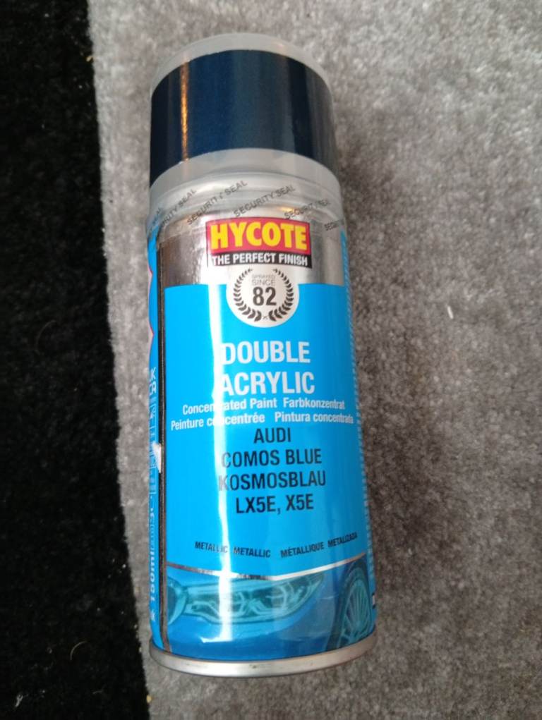 Audi Comos Blue spray paint