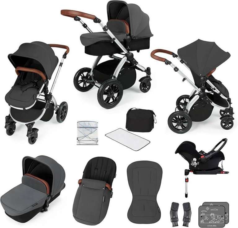 Stomp V3 All-in-1 Travel System Pram with ISOFIX Base