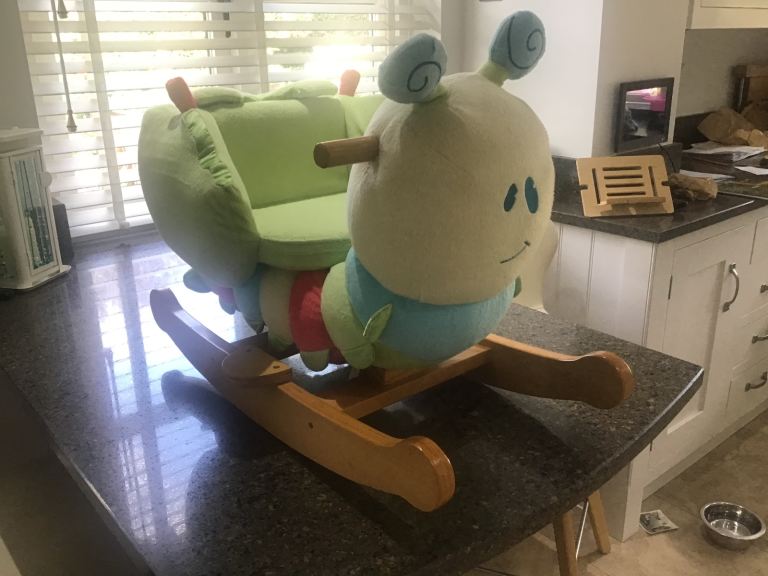 Cute Caterpillar Rocker for Babies and Toddlers 