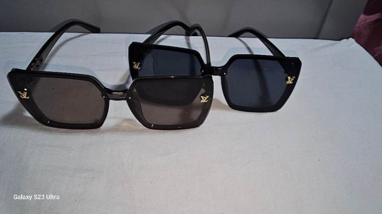 Two Pairs of Black Sunglasses -excellent  Condition