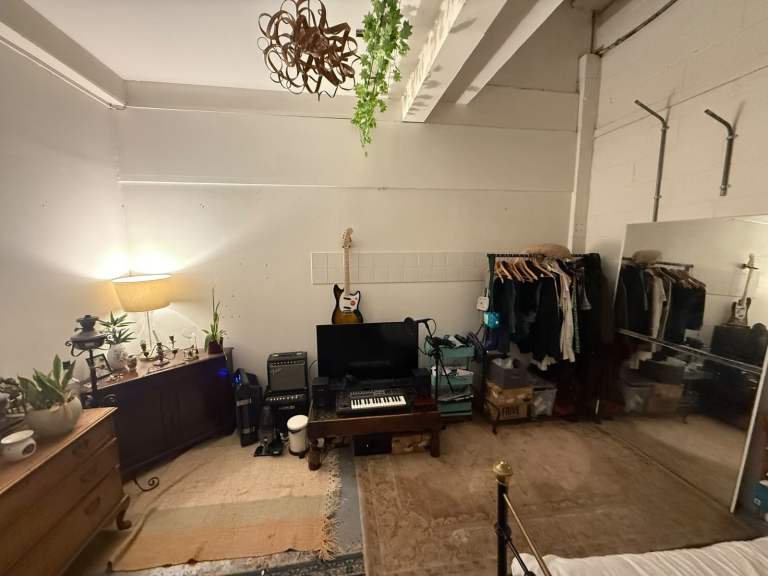Big double room for sublet in queer household