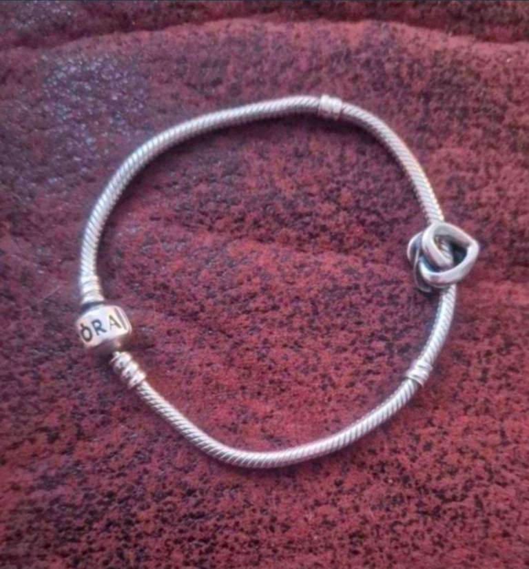Authentic pandora bracelet and charm