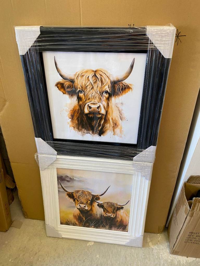 Wall Art Job Lot – 55x55cm Framed Prints – Clearance Stock