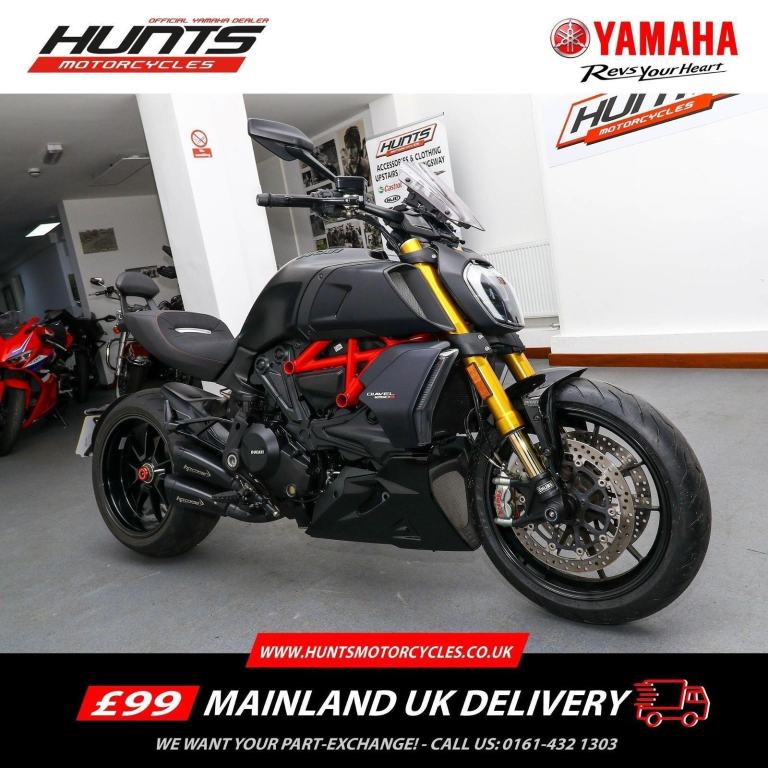 2019 '19 Ducati Diavel 1260S. Öhlins, Brembo, HP Corse Exhaust, Stunning £12,395
