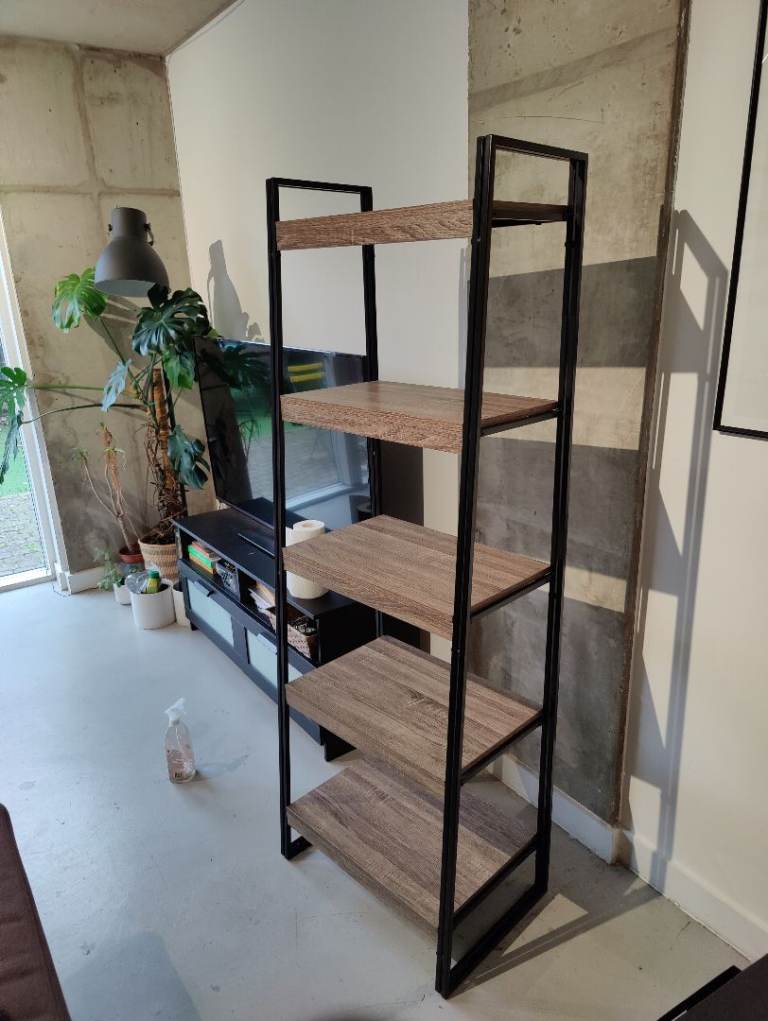 Vonhaus Freestanding Metal and Wood Shelving unit
