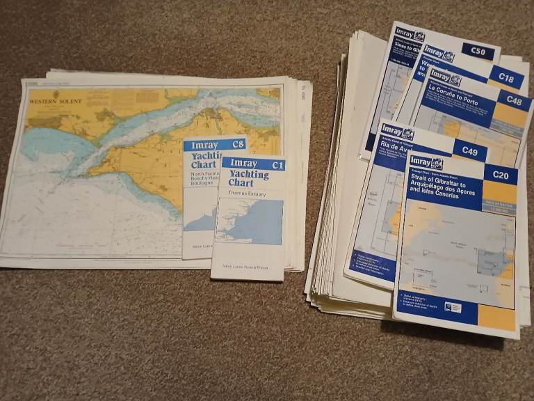 Marine Charts, Admiralty and Imray