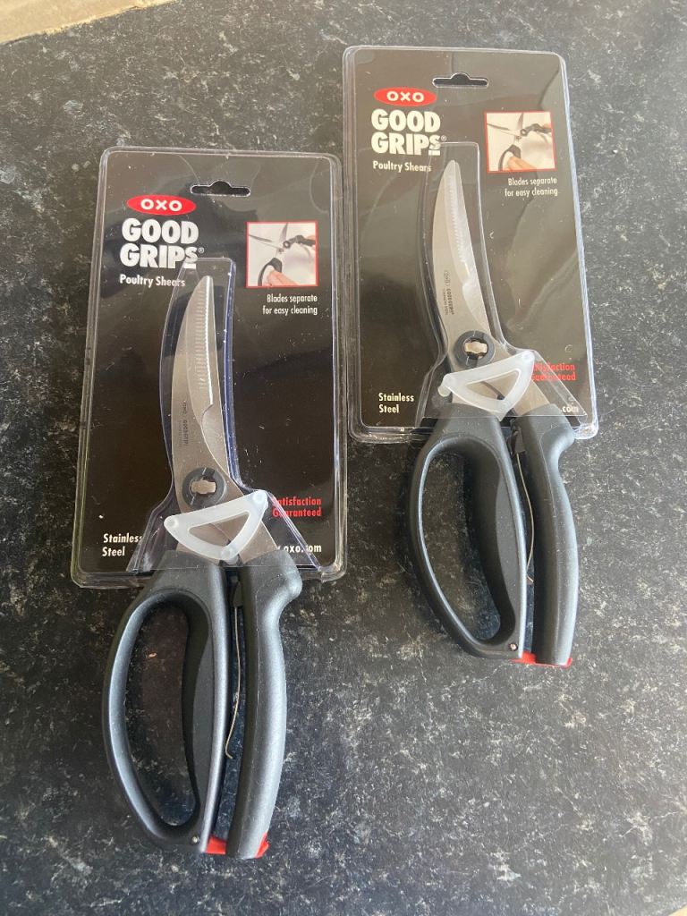 2 Pair Of OXO Good Grip Poultry Shears  - UNOPENED/UNUSED 