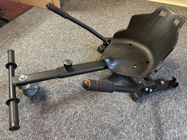 Hover board go kart buggy attachment