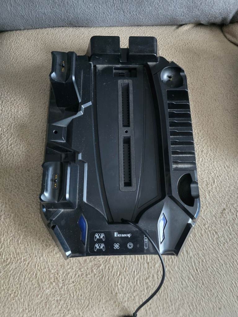 Berazep Gaming Console Cooling Stand with Controller Chargers
