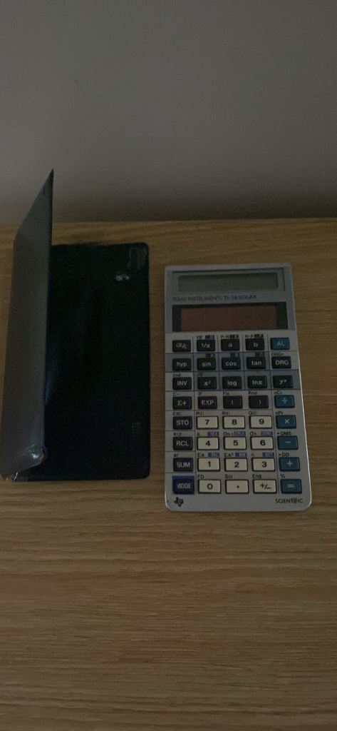 Calculator Texas Instruments T1-36 Solar 
