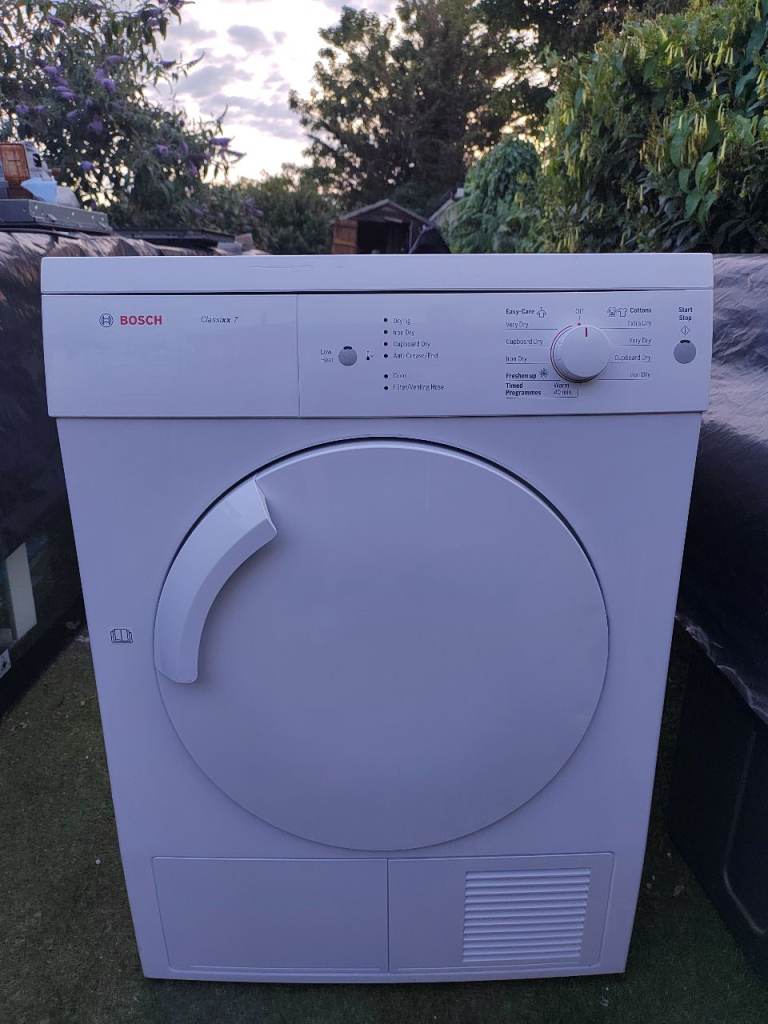Bosch Clasixx 7 Vented Tumble Dryer - White, Good Condition