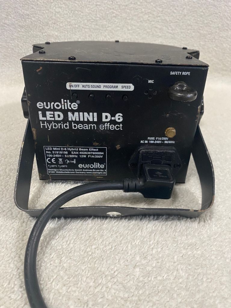 Eurolite LED MINI D-6 Hybrid Beam Effect Light, £35.00 for Sale