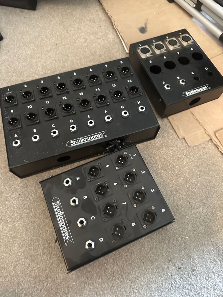 Studio spares Stage boxes spares 