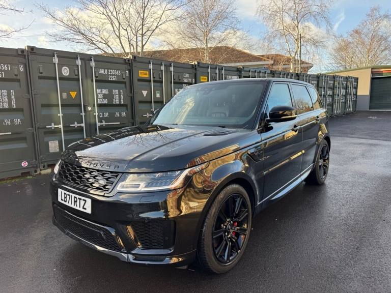 2021 71 LAND ROVER RANGE ROVER SPORT 2.0 P400E 13.1KWH HSE DYNAMIC BLACK SUV 5DR