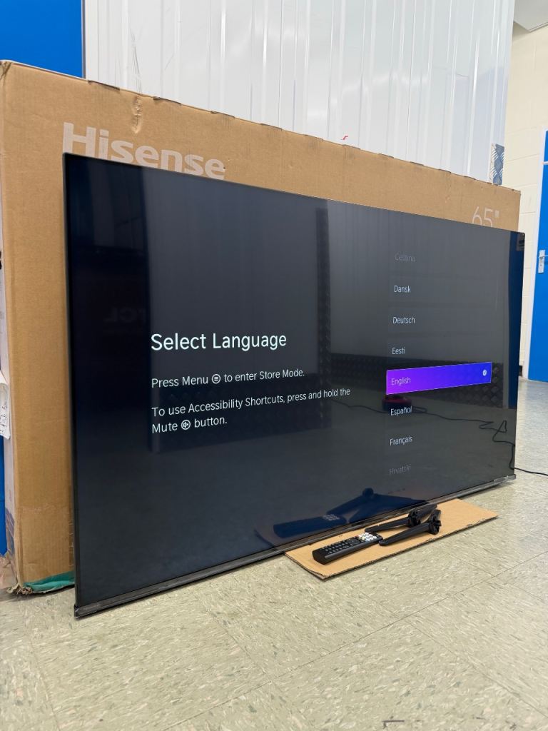 Hisense A6Q 65 inch Ultra HD Smart TV — 4K HDR — 2026 — Boxed