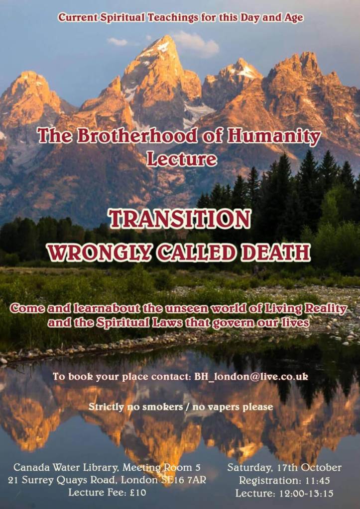 Lecture - Transition Wrong Called Death