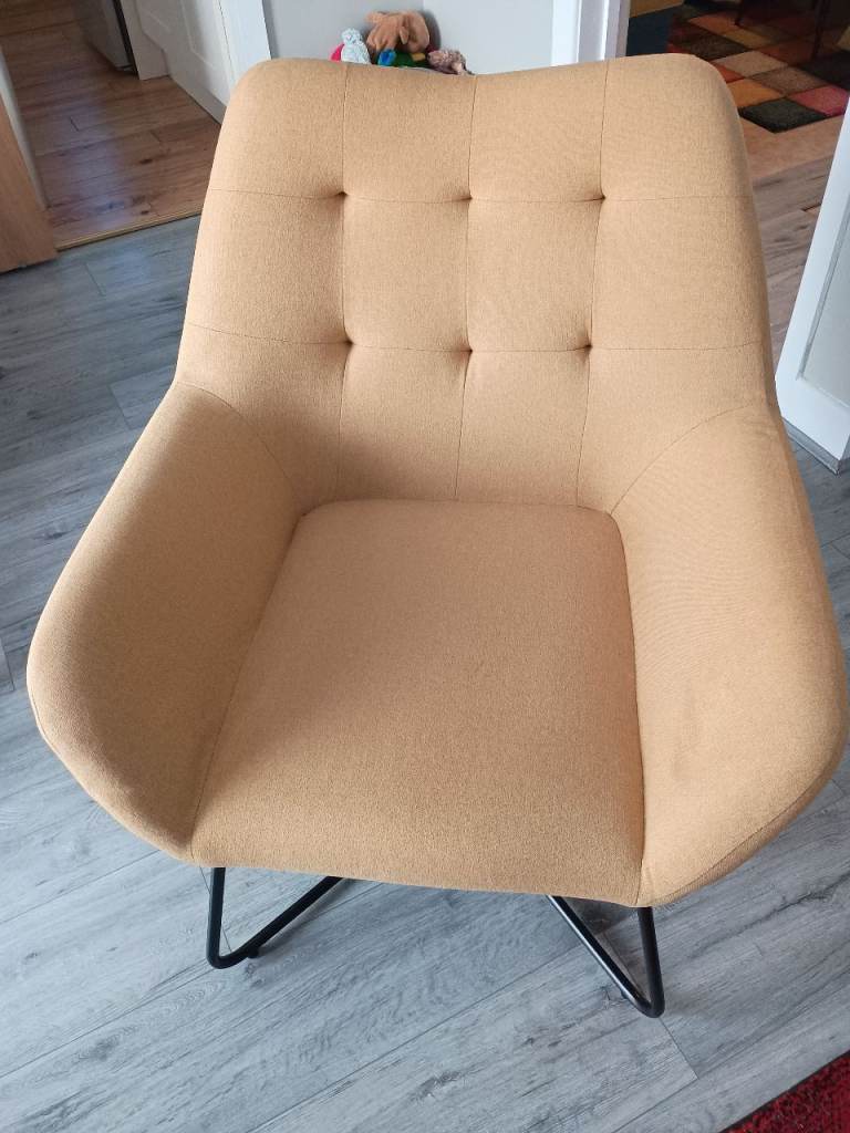 Lovely Yellow Relaxer Chair Original  from B&Q