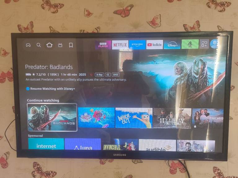 51 inch TV with fire stick. 