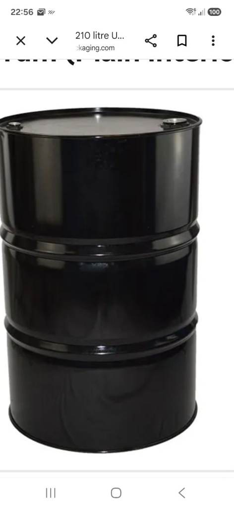 45 gallon drum wanted 