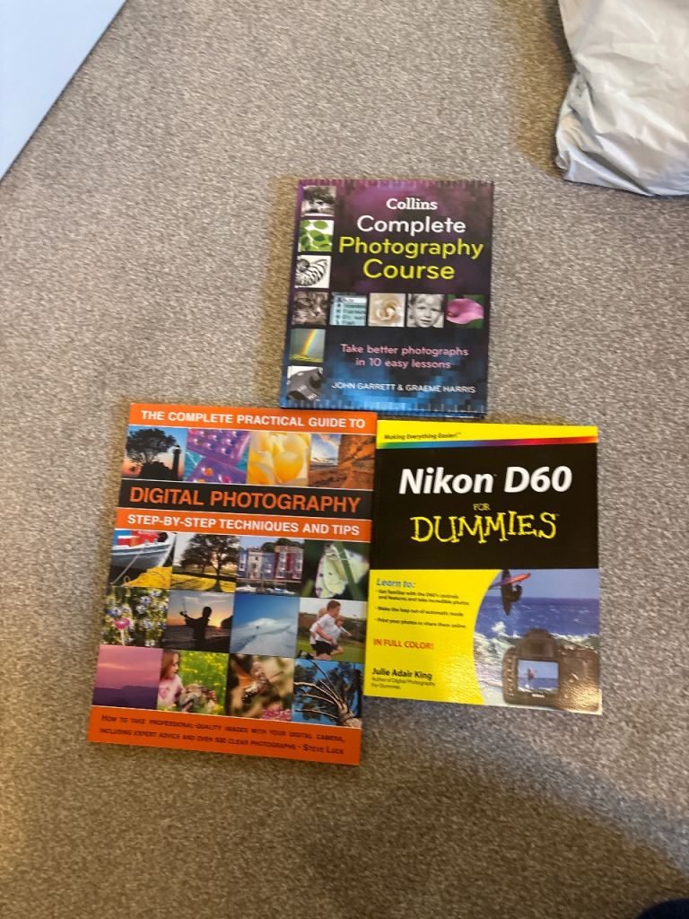 New unused photography books 