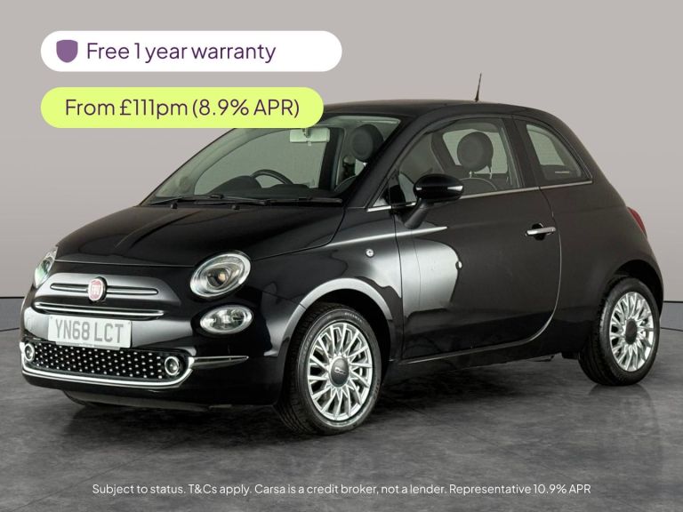 2018 Fiat 500 1.2 Lounge 3dr HATCHBACK PETROL Manual