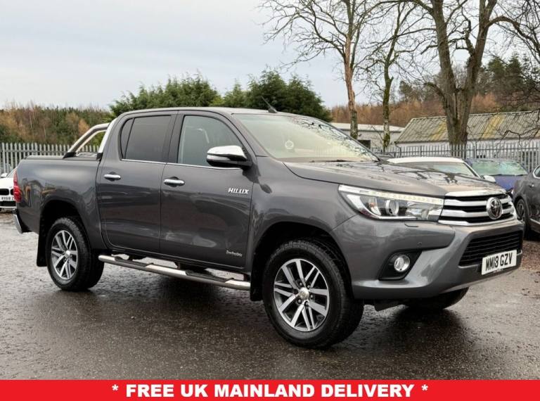 2018 Toyota Hilux 2.4 D-4D Invincible Pickup DCB 4dr Diesel Auto 4WD 150 bhp * NO VAT * PICKUP Di...