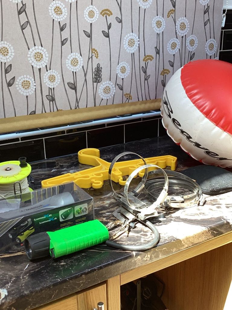 Job lot scuba diving equipment 