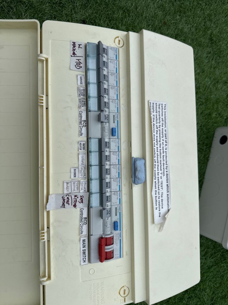 Hager consumer unit 