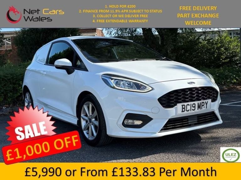 2019 Ford Fiesta 1.5 TDCi Sport Van CAR DERIVED VAN Diesel Manual
