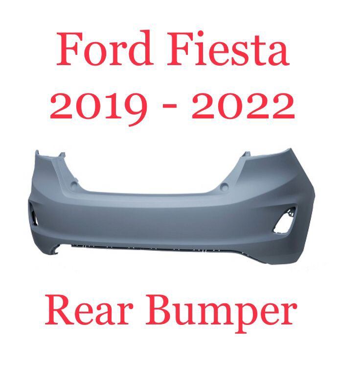 Ford Fiesta 2019 - 2023. Rear Bumper New. Ready to paint 