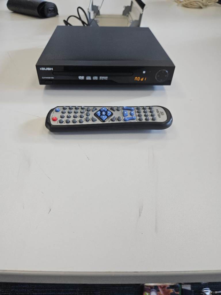 Bush DVD Player — Original Remote — Fully Working