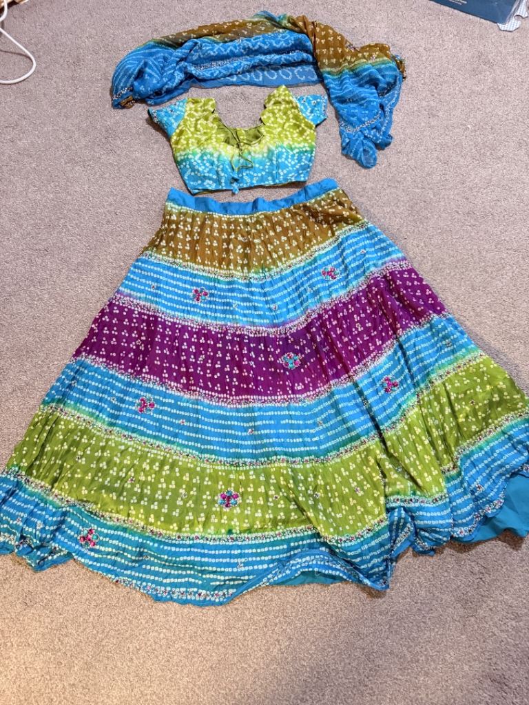 Indian Navratri Garba Chaniya Choli Taditional Outfit Set