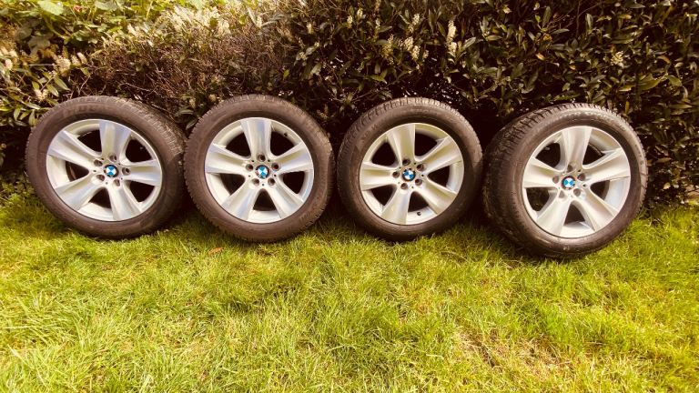 Bmw wheels and tyres 17 with 225/55/17 dunlop winter m+s run flats